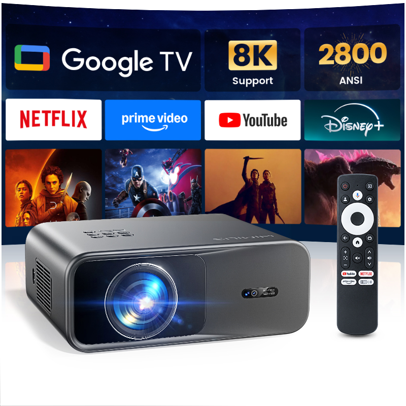 Home Cinema Tv - โปรเจคเตอร์ Wimius G1 4K Google TV
