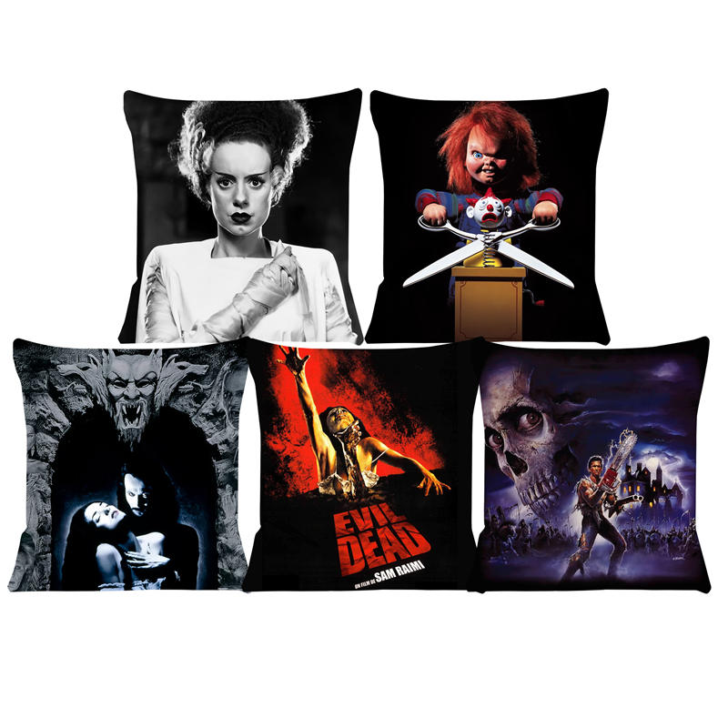 Home Cinema Chairs - เบาะรองนั่ง EvilDead ภาพนิ่งภาพยนตร์หมอนสำหรับเก้าอี้บ้านตกแต่งสำหรับโซฟาโยนหมอน SJ-061