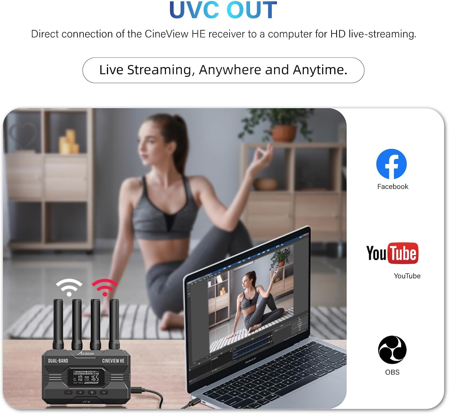HDMI accsoon cineview HE ตัวรั - Home Cinema Wireless บทวิจารณ์และราคา